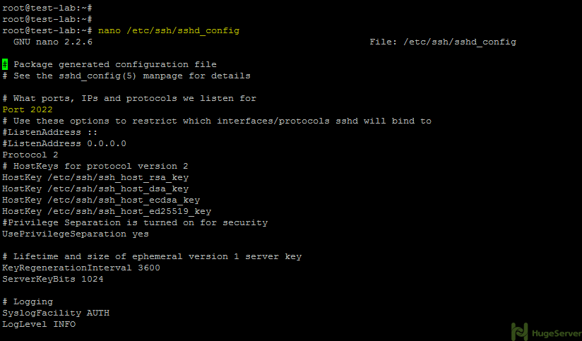 ssh port change centos 7