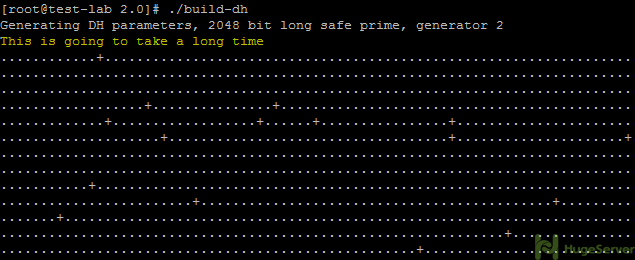 build-dh openvpn keys certificates