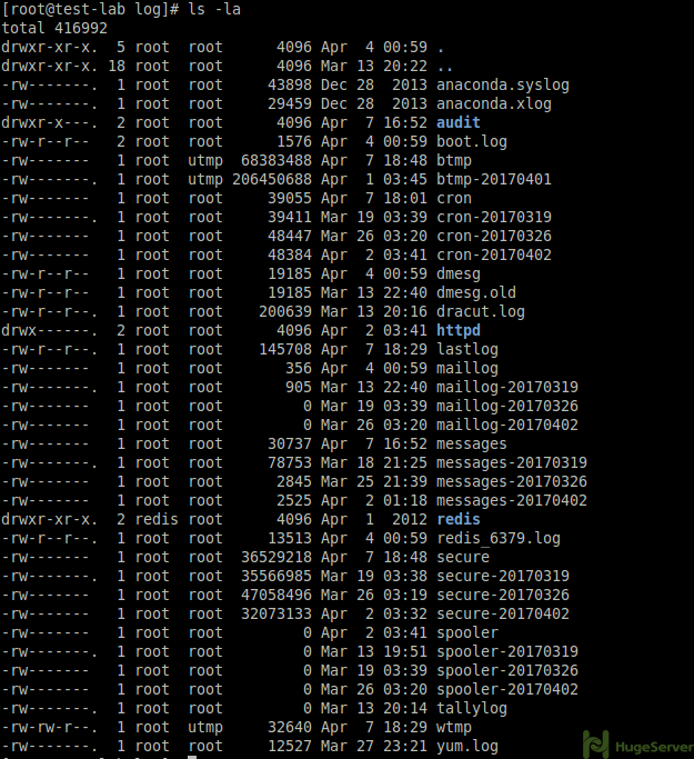 Var log